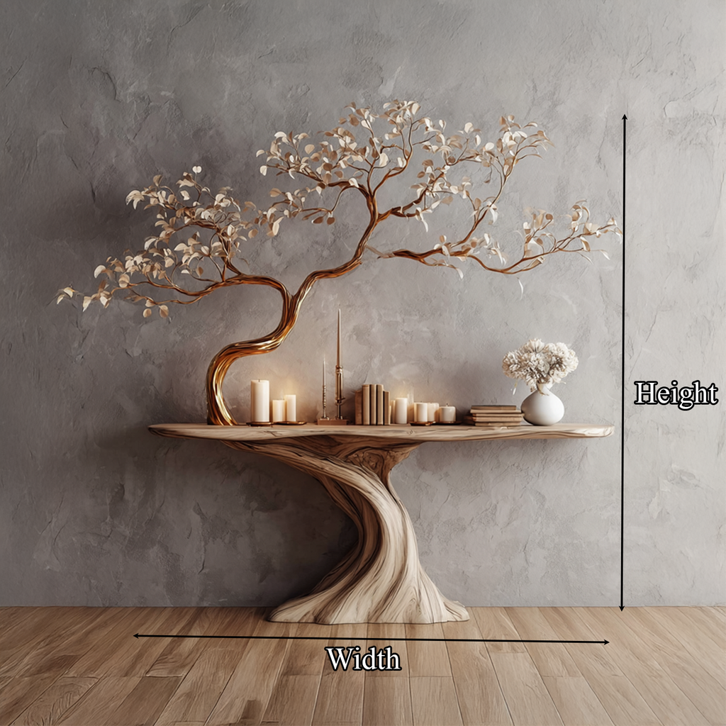 Midcentury Tree Console Table Entryway - view 8 of 8