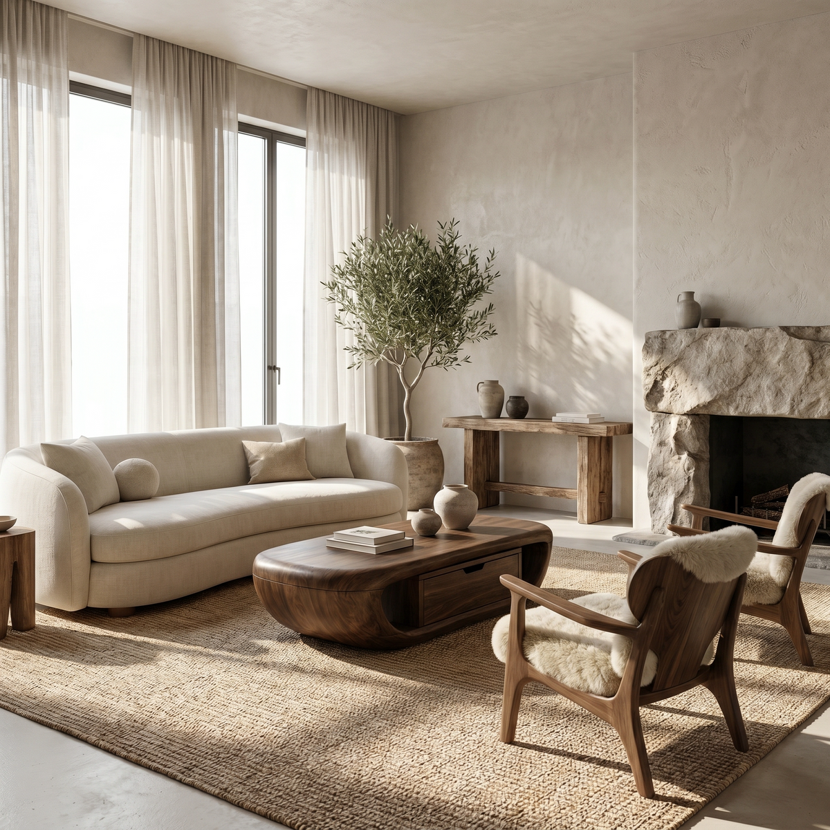 Modern Coffee Table With Built In Storage Shelf For Living Room - view 7 of 8