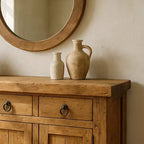 Handcrafted Solid Wood Console Table, Rustic Farmhouse Charm - view 5 of 5