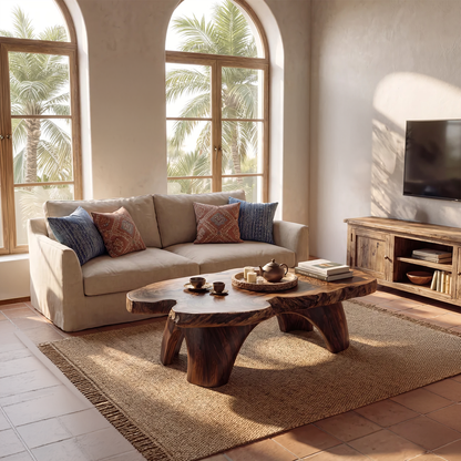 Live Edge Organic Coffee Table with Sculptural Natural Form - view 5 of 7