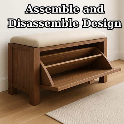 Handcrafted Solid Wood Rustic Bench – Natural Live-Edge Slab Entryway Seating - view 6 of 6