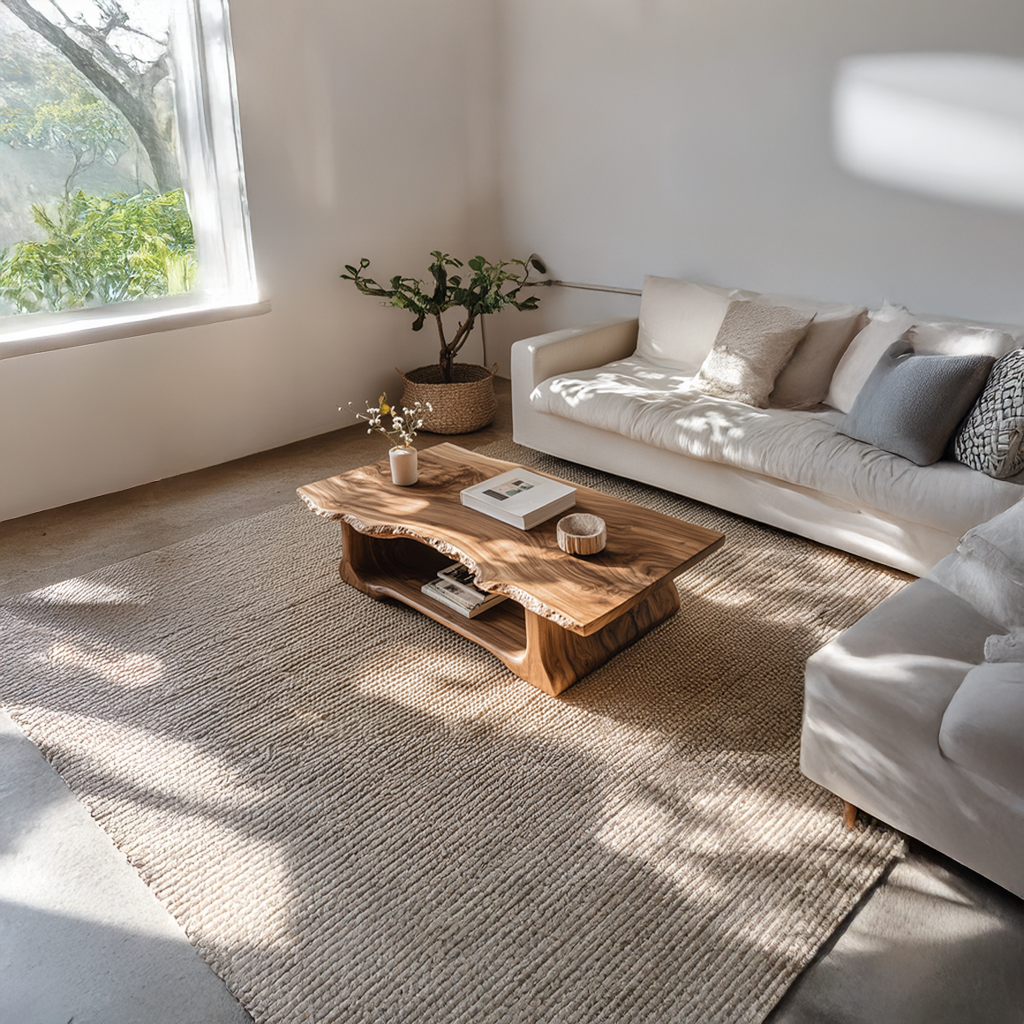Rustic Handcrafted Coffee Table Living Room Or Reading Room - view 2 of 7
