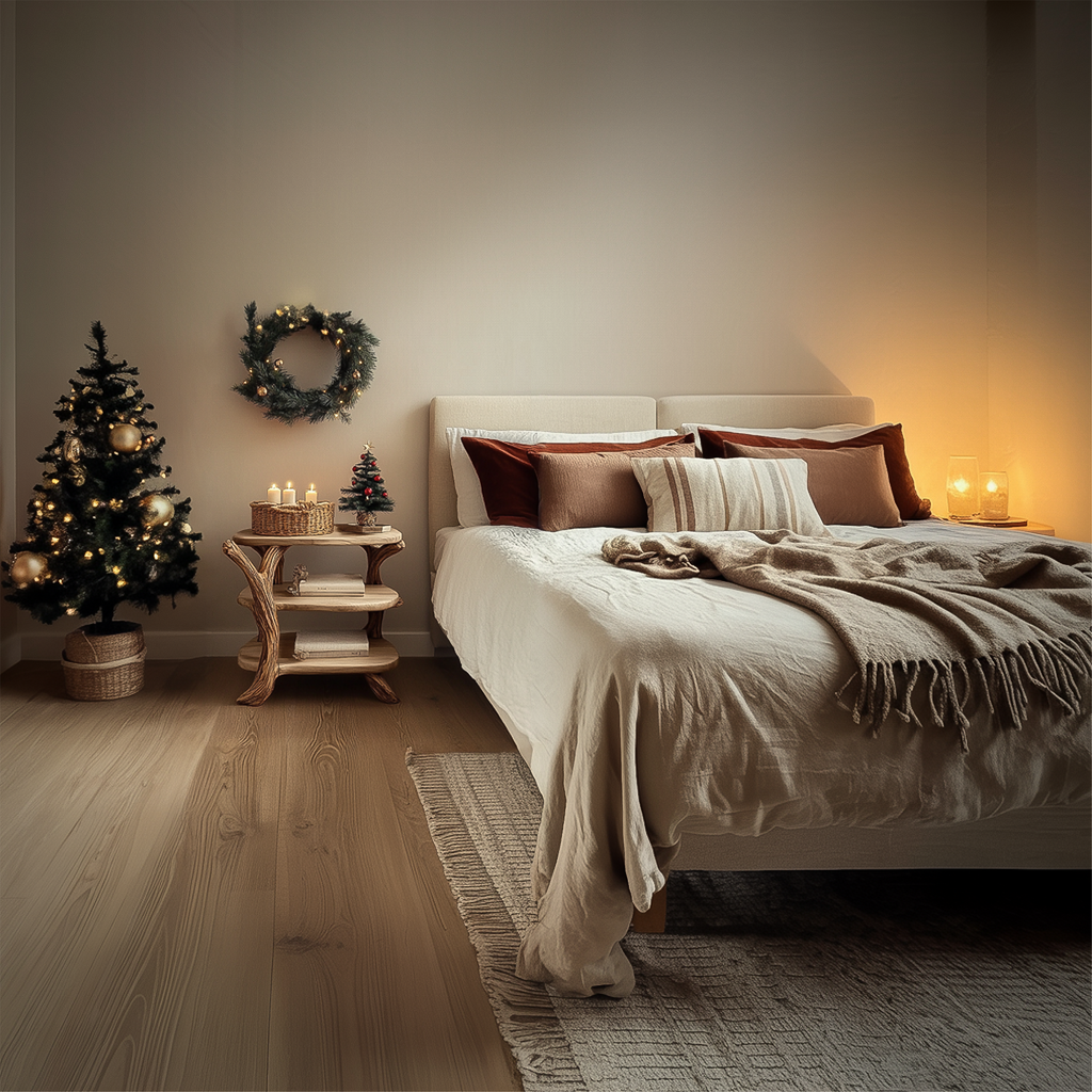 Rustic Tree Nightstand Christmas Holiday Bedroom Decor - view 3 of 8