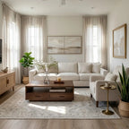 Solid Wood Coffee Table with Storage Drawers, Modern Design for Living Room - view 2 of 9