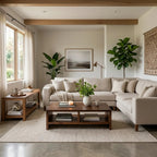 Solid Wood Coffee Table with Open Storage, Rustic Design for Living Room and Décor - view 2 of 9
