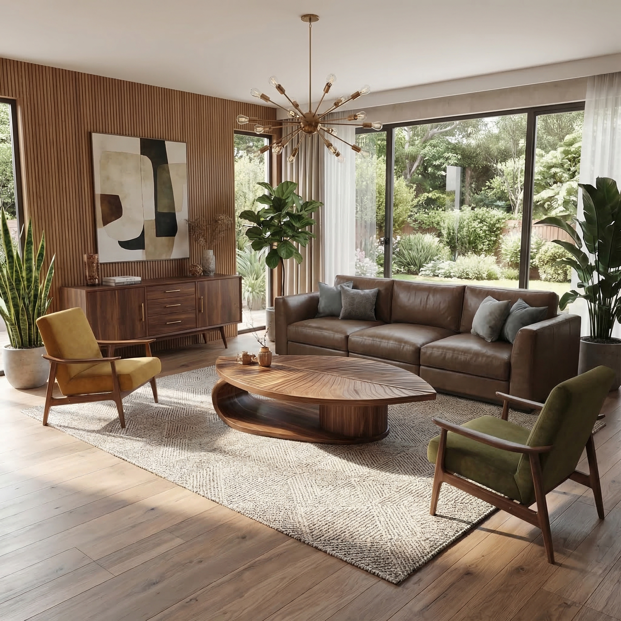 Scandinavian Solid Wood Coffee Table For Living Room - view 2 of 8