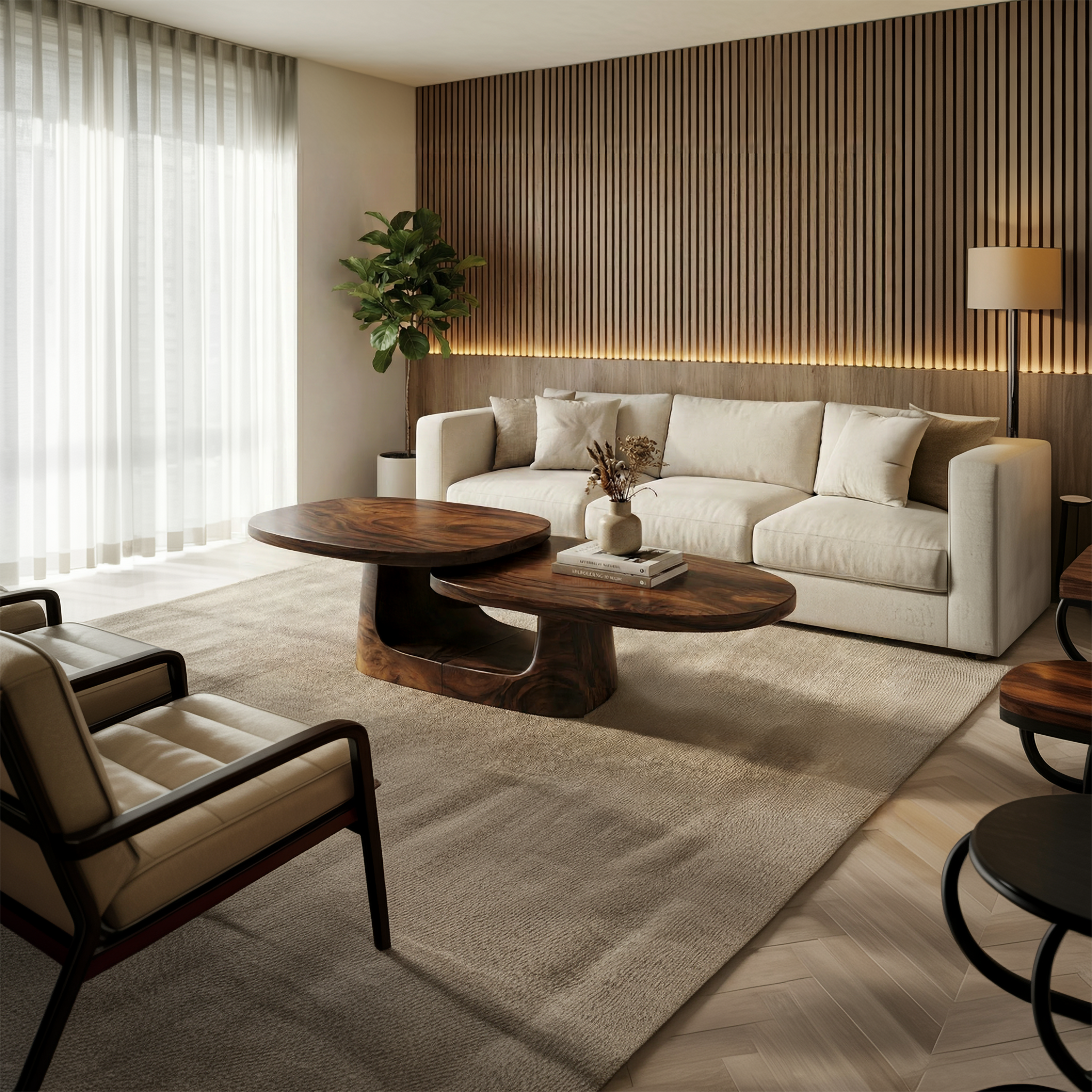 Modern Coffee Table Set For Living Room And Bedroom - view 7 of 8