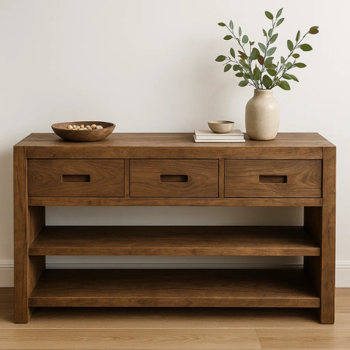 Handcrafted Solid Wood Console, Console Table - view 1 of 5