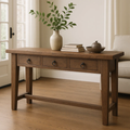 Handcrafted Solid Wood Entryway Console, Console Table - view 1 of 5