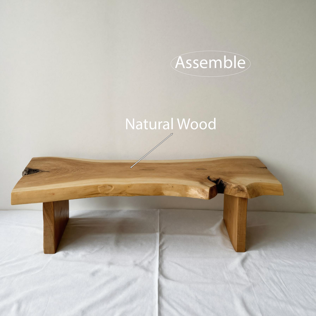Minimalist Live Edge Bench For Entryway - view 5 of 7