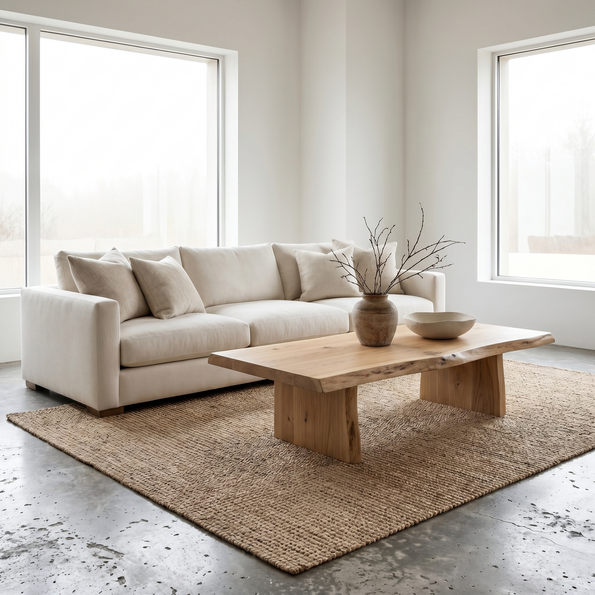 Rustic Wooden Coffee Table For Living Room - view 3 of 8