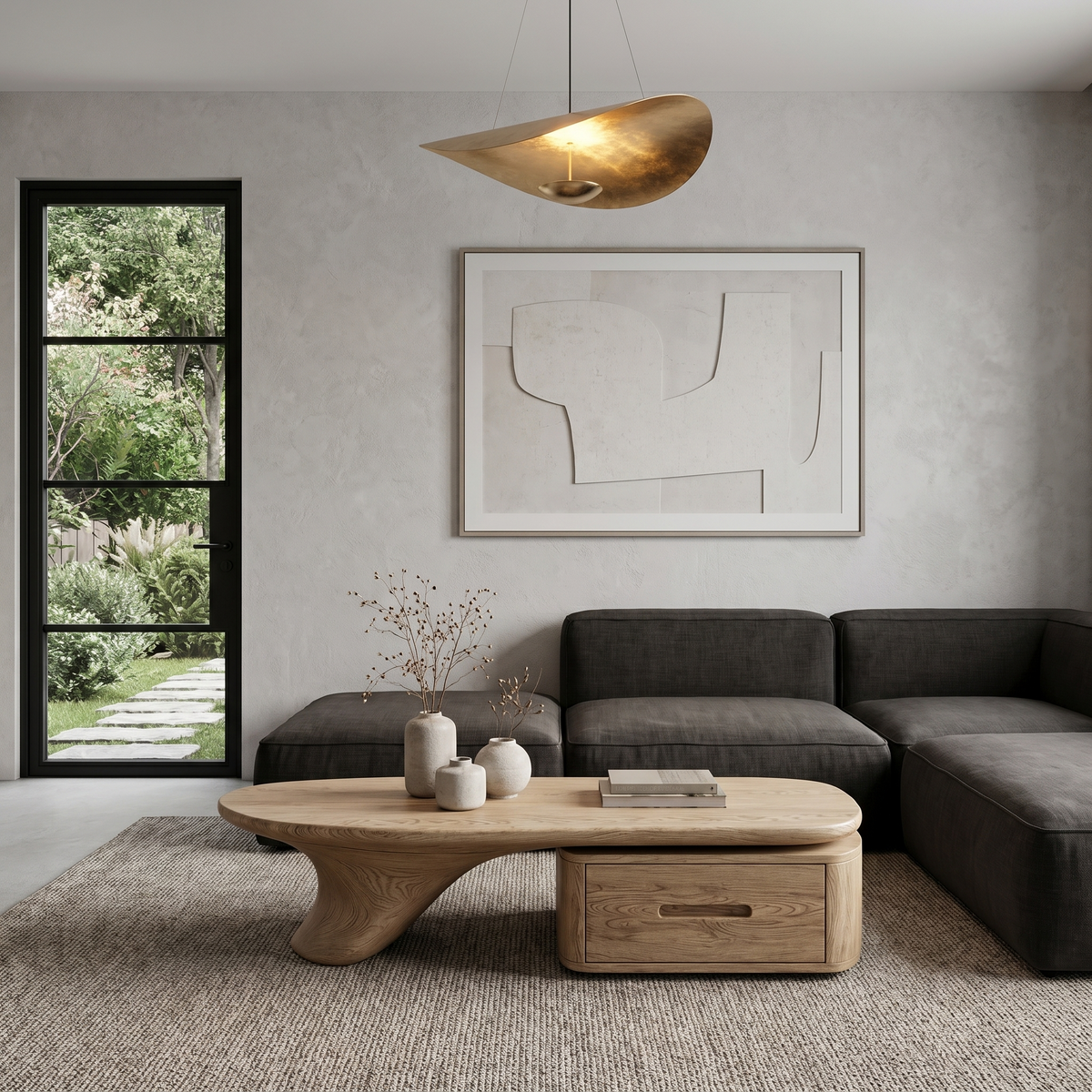 Modern Coffee Table With Built In Drawer Storage For Living Room - view 5 of 8