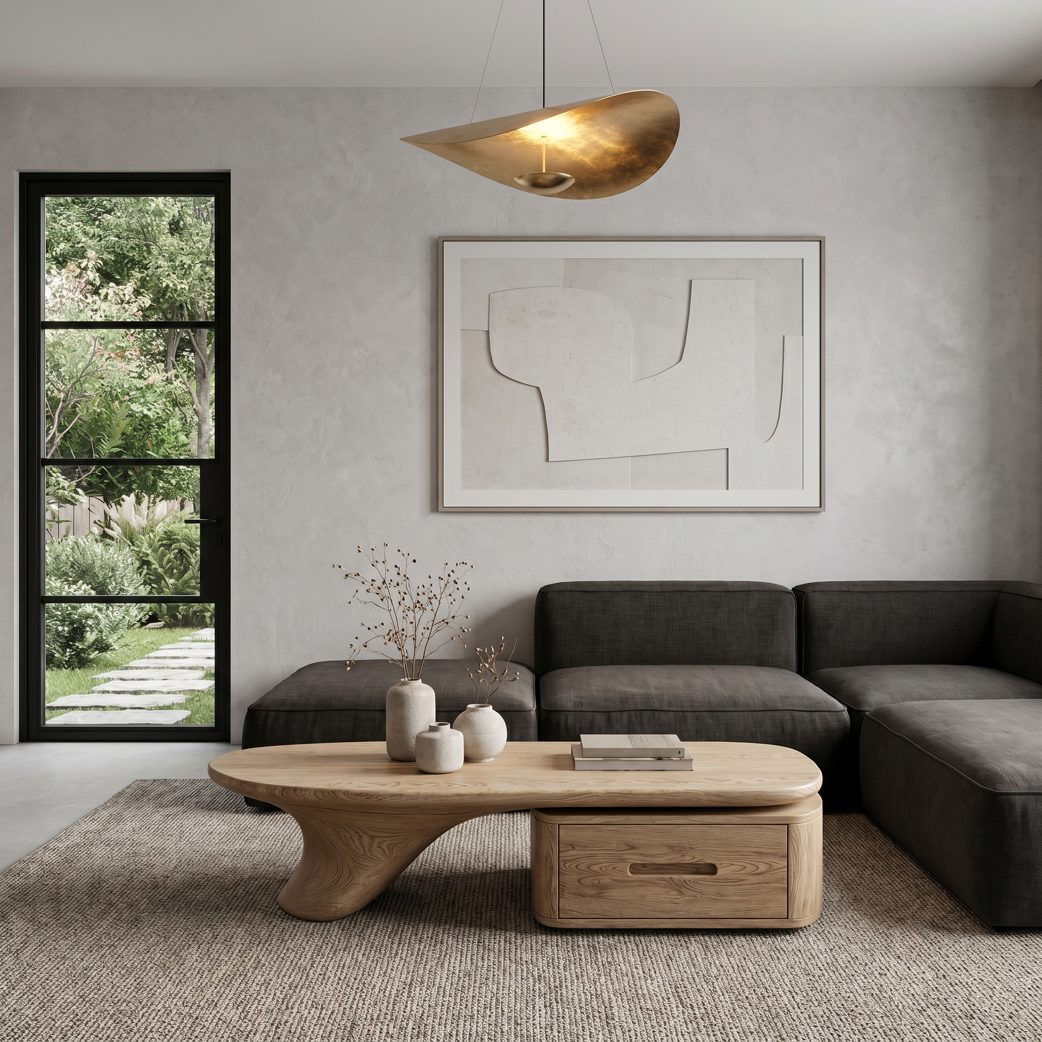 Modern Coffee Table With Built In Drawer Storage For Living Room - view 5 of 8