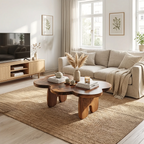 Organic Cloud-Shaped Coffee Table with Sculptural Low Profile - view 2 of 7