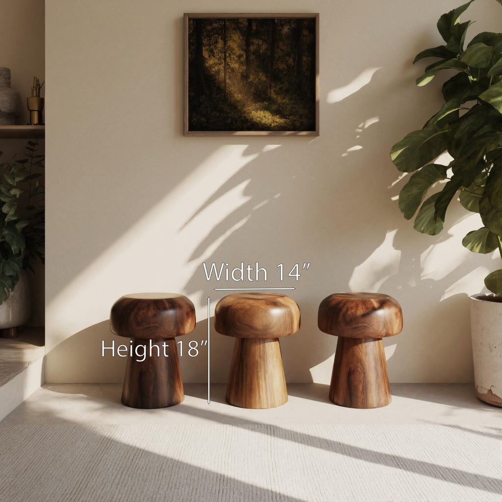 Modern Mushroom Stools For Living Room Or Bedroom - view 6 of 7