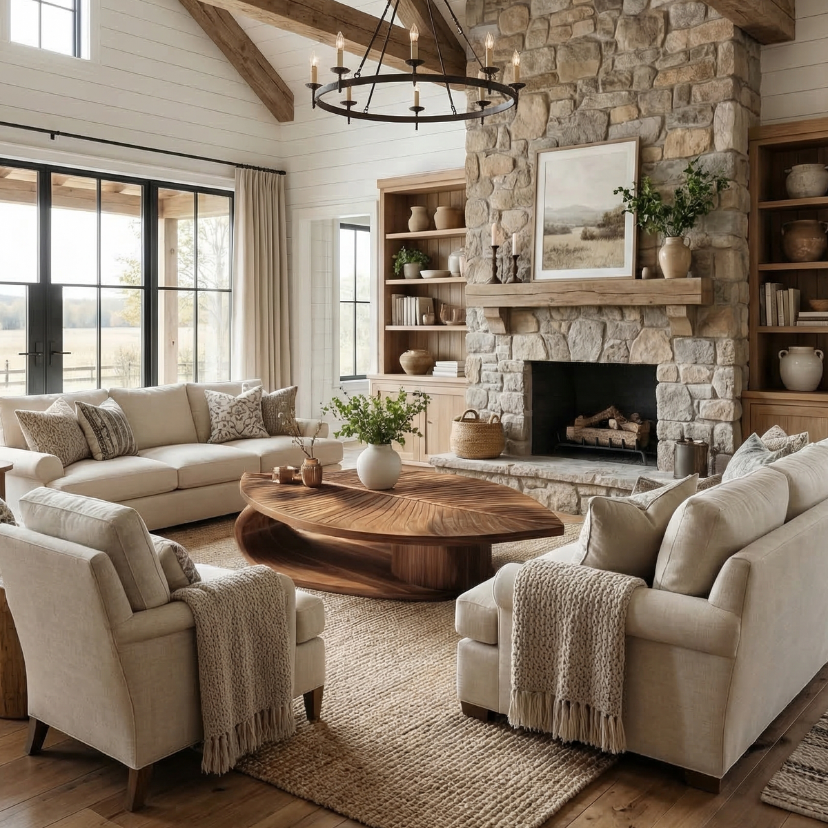 Scandinavian Solid Wood Coffee Table For Living Room - view 6 of 8