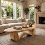 Organic Sculptural Coffee Table With Curved Base - view 4 of 8