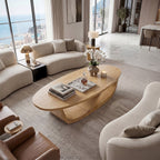 Sculptural Wave Coffee Table With Organic Modern Form - view 4 of 8