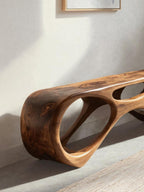 Modern Organic Bench For Entryway Or Furniture Hallway - view 3 of 7