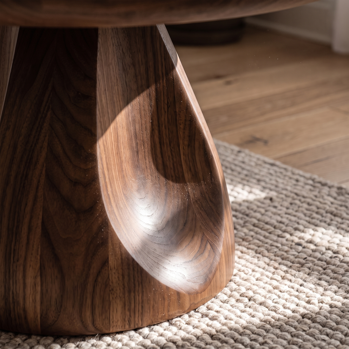 Contemporary Round Coffee Table Living Room Or Family Room - view 3 of 8