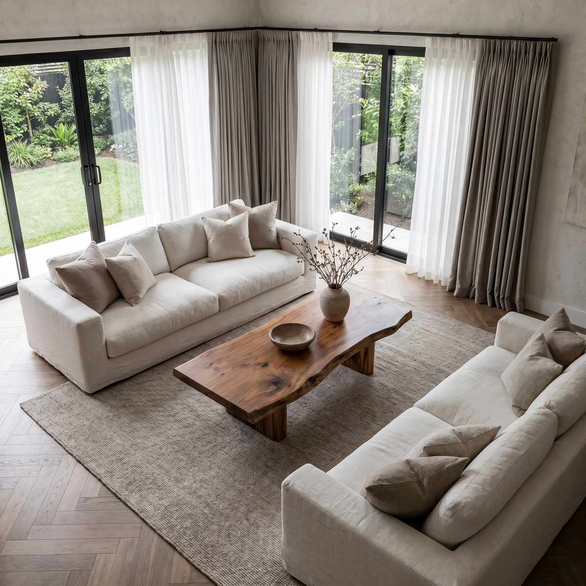 Rustic Wooden Coffee Table For Living Room - view 6 of 8