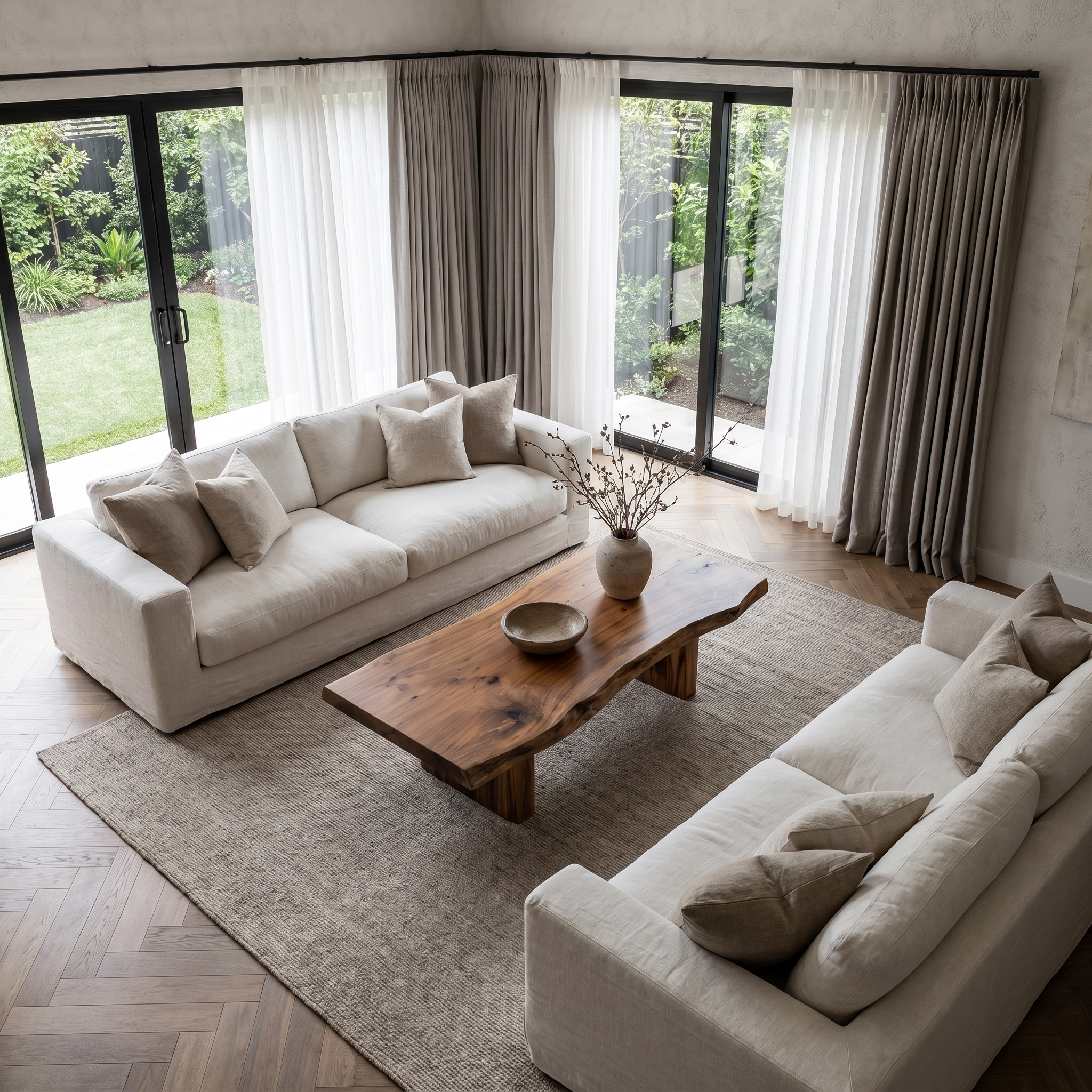Rustic Wooden Coffee Table For Living Room - view 6 of 8
