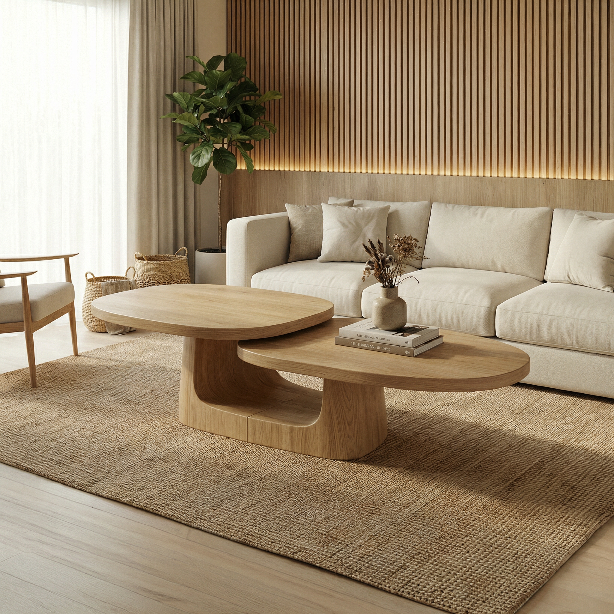 Modern Coffee Table Set For Living Room And Bedroom - view 6 of 8