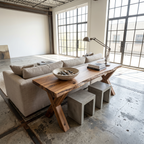 Rustic Console Table Farmhouse Sofa - view 2 of 8