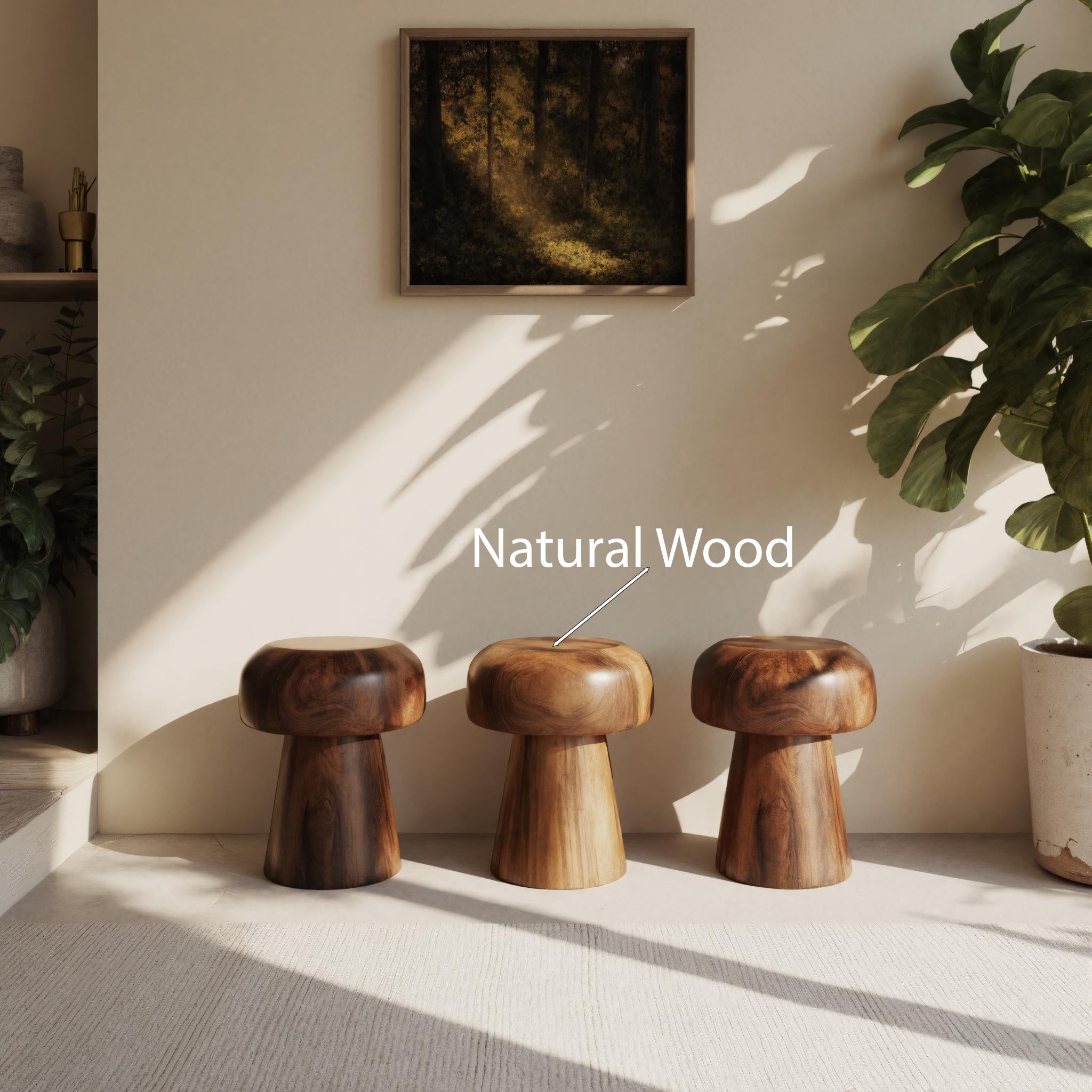 Modern Mushroom Stools For Living Room Or Bedroom - view 5 of 7