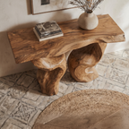 Modern Console Table Freeform Root Base For Entryway - view 3 of 8
