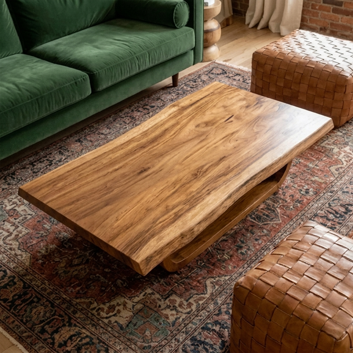 Mid Century Wave Coffee Table Living Room And Sitting Room - view 2 of 8