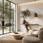 Modern Organic Console Table With Sculptural Twisted Solid Wood Base For Entryway And Living Room - view 3 of 8