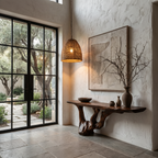 Rustic Console Table With Handcrafted Tree Root Base For Entryway And Living Room - view 3 of 8
