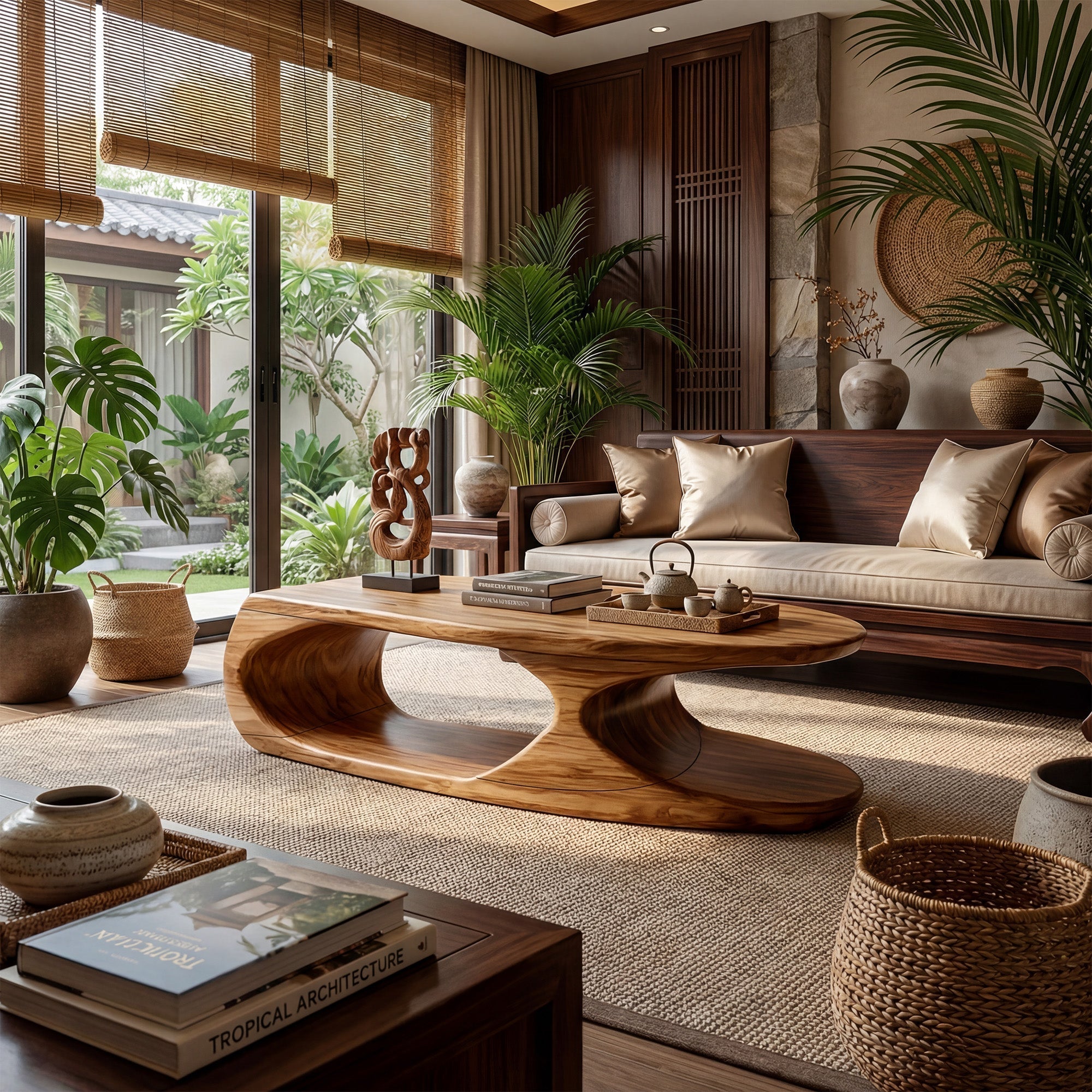 Organic Loop Coffee Table With Sculptural Open Base - view 7 of 8
