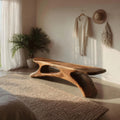 Modern Sculptural Bench For Bedroom Or Living Room - view 1 of 7