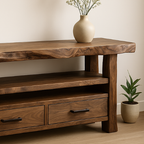 Handcrafted Solid Wood Console Table - view 4 of 5