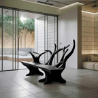 Handcrafted Branch Bench For Living Room Statement Pieces - view 4 of 8