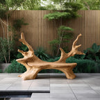 Mid Century Live Edge Bench For Elegant Living Room Accents - view 5 of 8