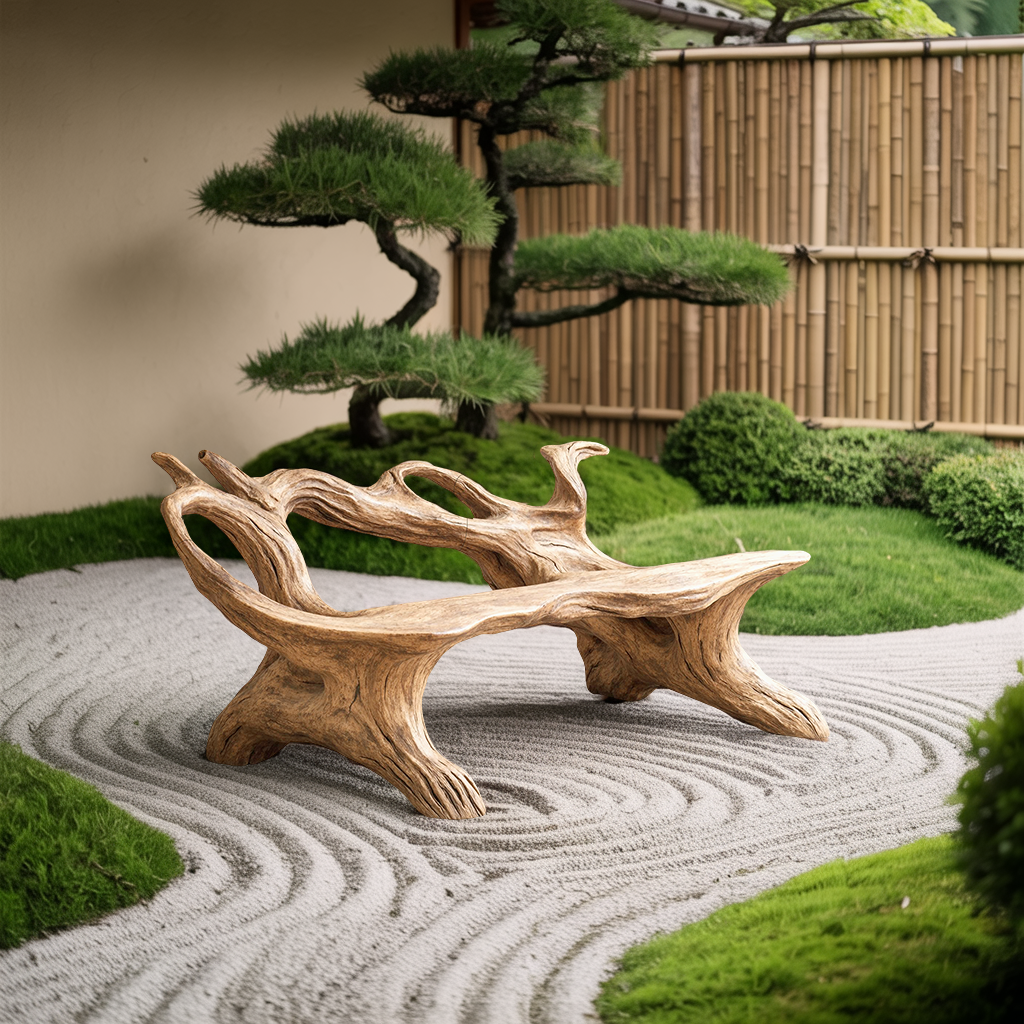 Farmhouse Branch Bench For Comfortable Living Room Seating - view 5 of 8