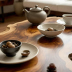 Organic Live Edge Solid Wood Coffee Table with Sculpted Natural Form - view 4 of 5