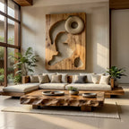 Live Edge Solid Wood Coffee Table Rustic Organic Low Center Table - view 2 of 5