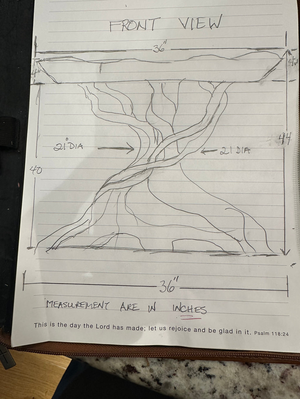 Handcrafted Solid Wood Console Table – Root-Inspired Organic Design for Luxury Living Spaces - view 5 of 6