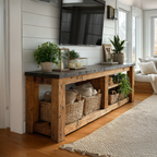 Rustic TV Console Table Living Room - view 1 of 8