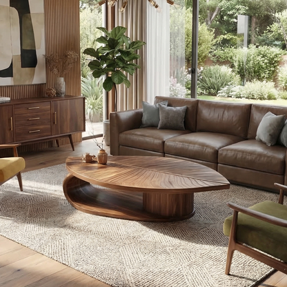 Scandinavian Solid Wood Coffee Table For Living Room - view 1 of 8
