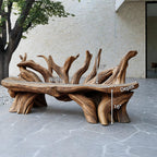 Mid Century Wooden Bench Outdoor Decor For Sleek Exteriors - view 8 of 8
