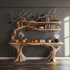 Mid Century Halloween Console Table Living Room - view 1 of 5