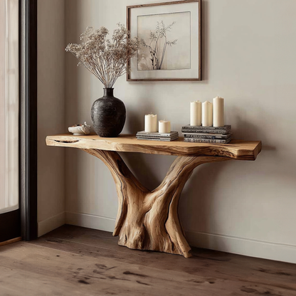 Rustic Console Table Accent Living Room - view 2 of 5
