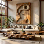 Live Edge Solid Wood Coffee Table Rustic Organic Low Center Table - view 1 of 5