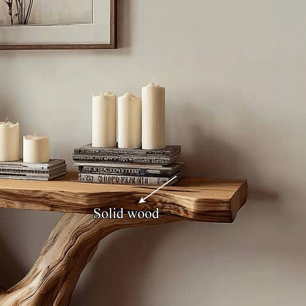 Rustic Console Table Accent Living Room - view 4 of 5