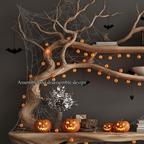 Mid Century Halloween Console Table Living Room - view 3 of 5